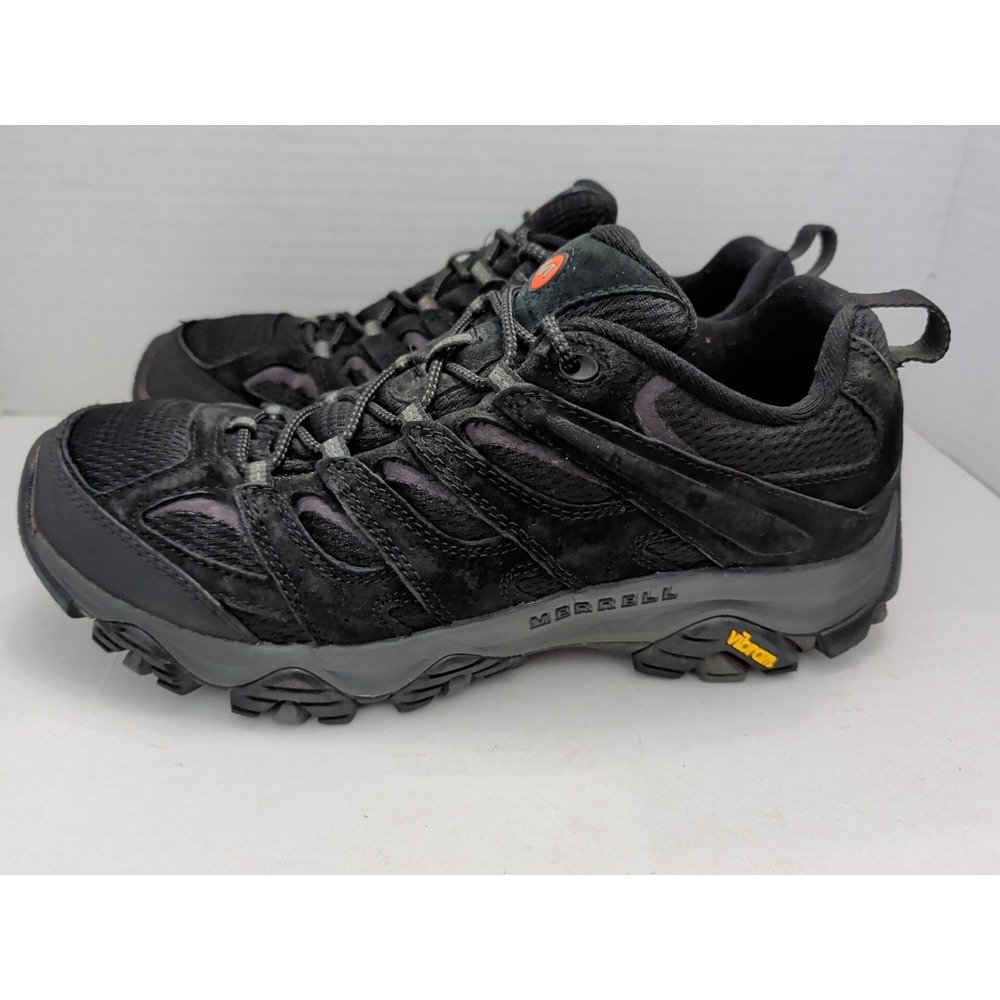 Merrell Men's Moab 3 Hiking Shoes Black Night Vibram Soles Sz 10.5 J035875 - Picture 7 of 9